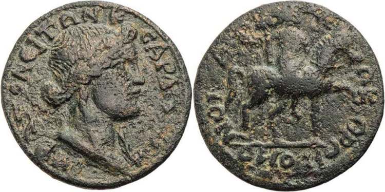 Eumeneia, Phrygia, ancient coins index with thumbnails - WildWinds.com