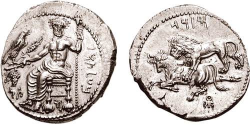An Exceptional Greek Silver Stater of Tarsos (Cilicia), St 