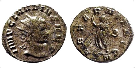 Claudius II, Roman Imperial Coins reference at WildWinds.com